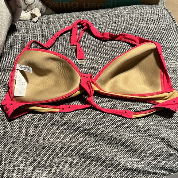 Calvin Klein Polka Dot Bikini Top - Picture 4 of 9